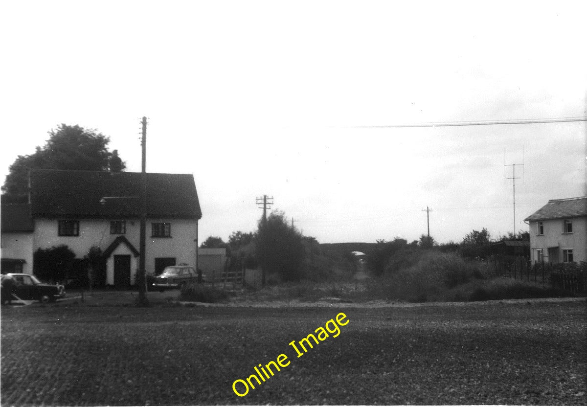 Photo 6x4 Disused railway 1972 Stoke by Clare Apologies for the poor qual c1972