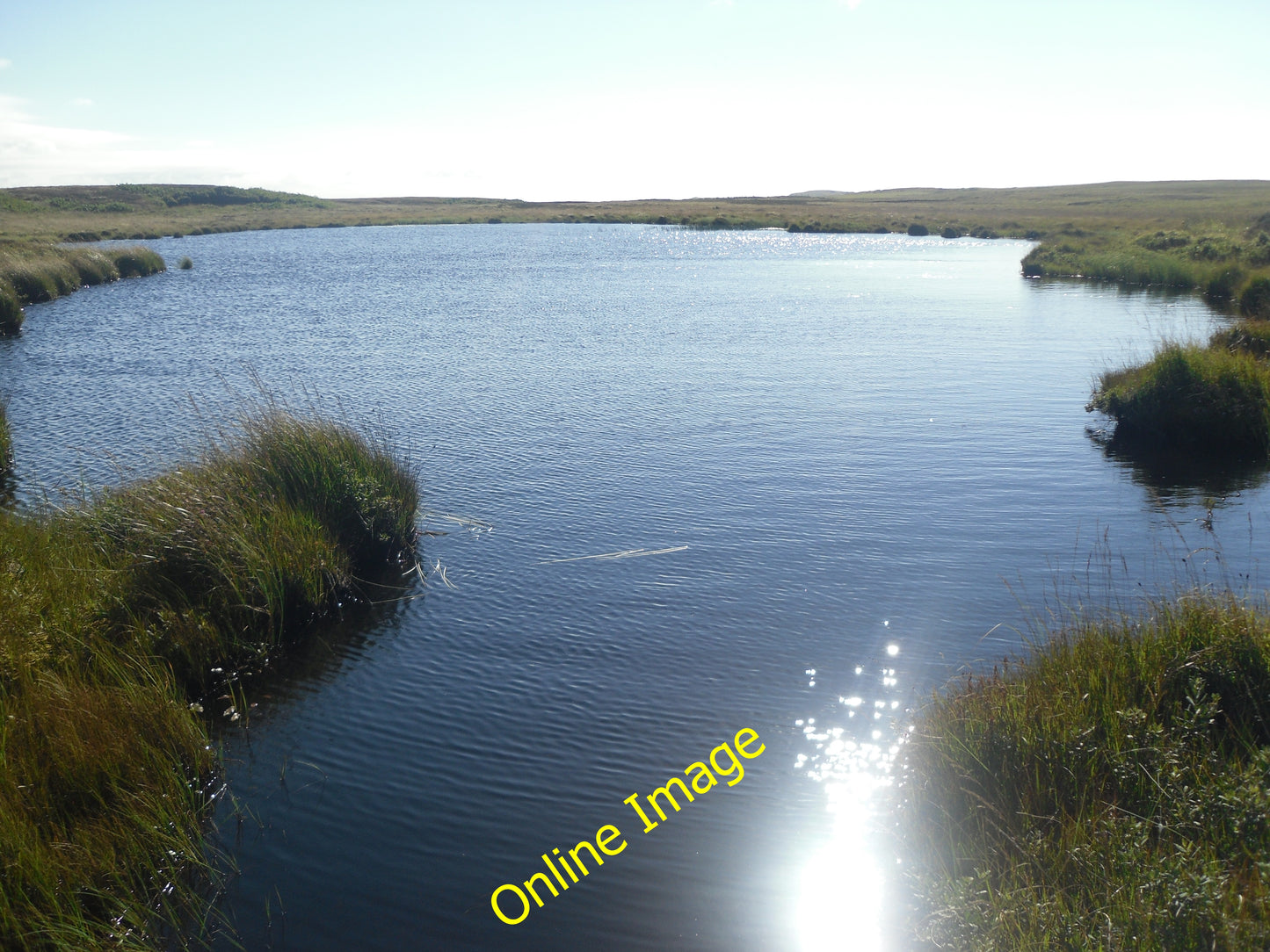 Photo 12x8 At the edge of Loch Ceara looking south C\u00e0rn Beannachd Sma c2010