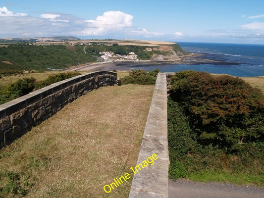 Photo 6x4 Bridge over disused railway line Runswick Bay\/NZ8016 Runswick  c2010