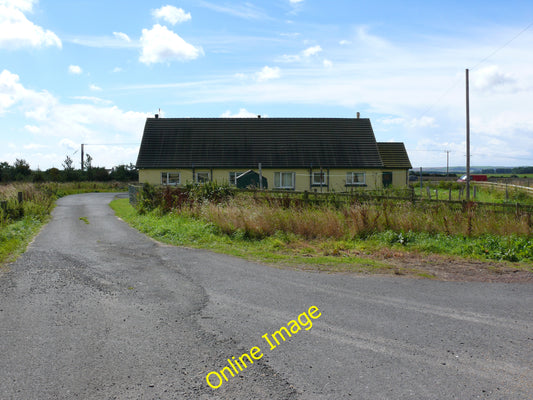 Photo 12x8 Tonnachrae Cottages Dunragit View of the back of the cottages w c2010