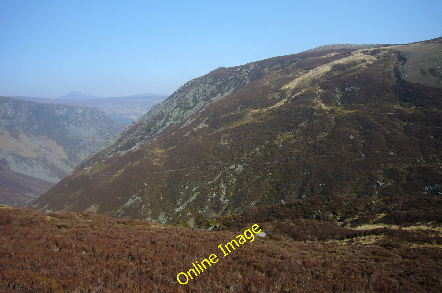 Photo 6x4 Craig Maskeldie landslip Falls of Damff Craig Maskeldie present c2009