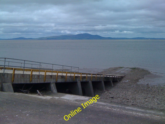 Photo 6x4 Boat ramp from the lifeboat station at Silloth, with Criffel in c2010