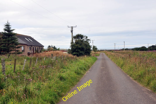 Photo 6x4 Minor road near Georgemas Junction Station Achalone\/ND1556  c2010