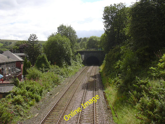 Photo 6x4 Railway at Walsden Todmorden Looking towards Rochdale c2010