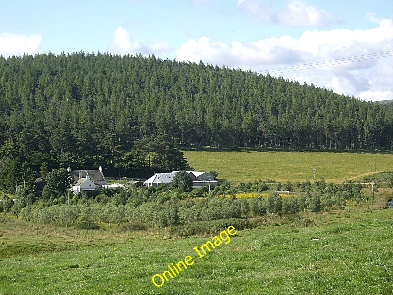 Photo 6x4 View towards Boultenstone Towie\/NJ4312 From the road to Towie. c2010