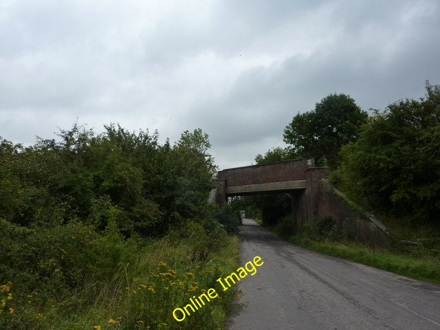 Photo 6x4 Railway bridge over Holme Lane Holme Pierrepont A lane, part of c2010