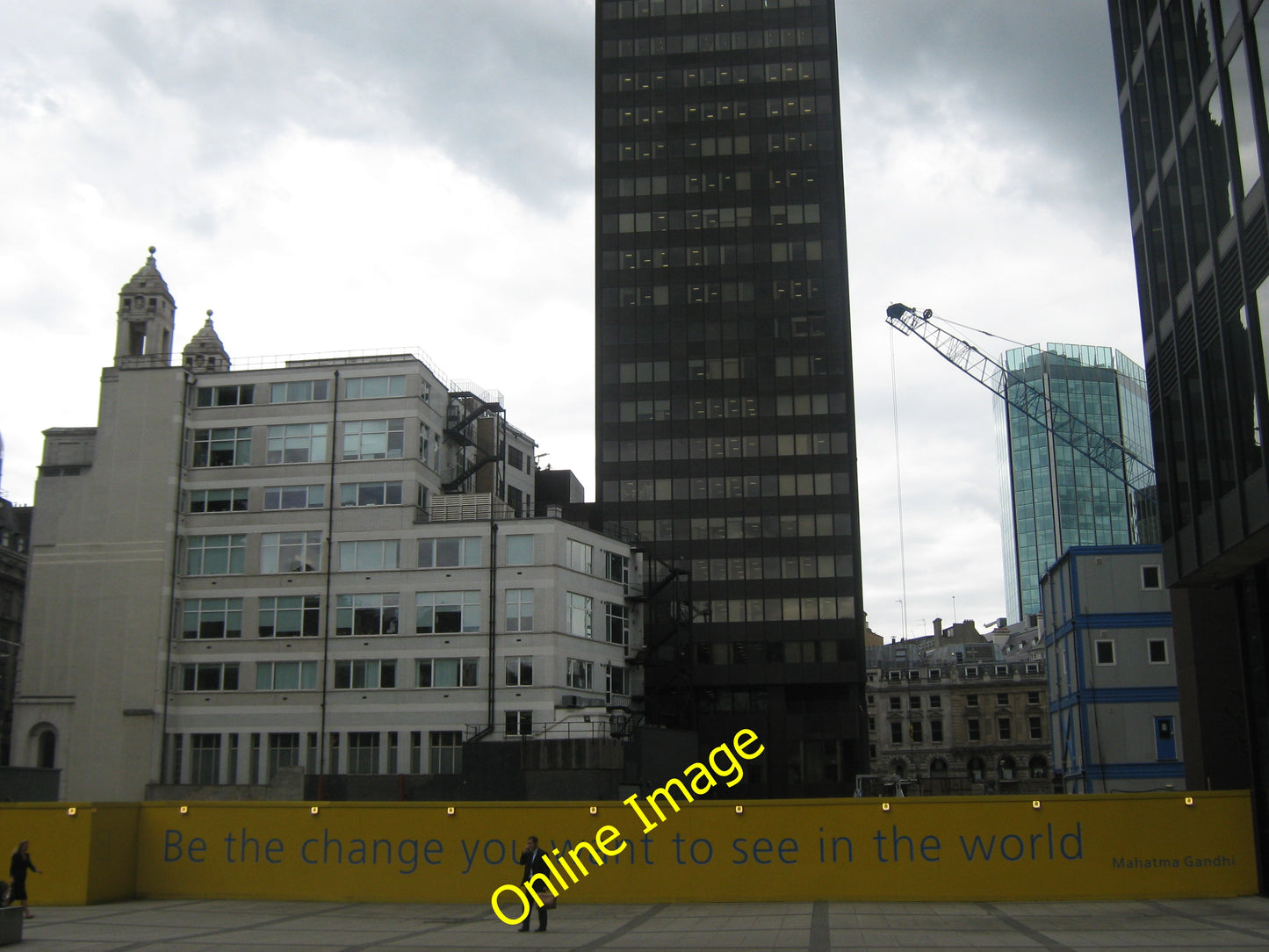 Photo 12x8 Development site on St Mary's Axe London Looking west on a new  c2010