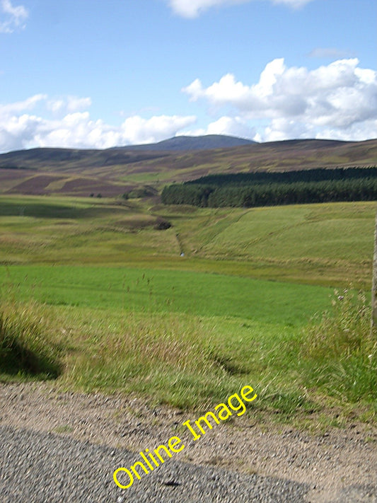 Photo 6x4 View towards Tomdabh Burn Towie\/NJ4312 With Morven in the back c2010