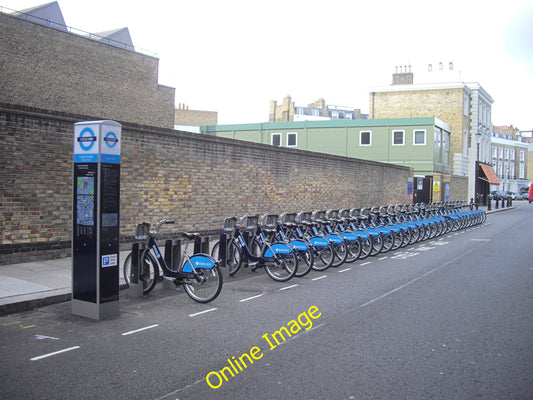 Photo 6x4 London cycle hire docking station, Denyer Street, Chelsea Westm c2010