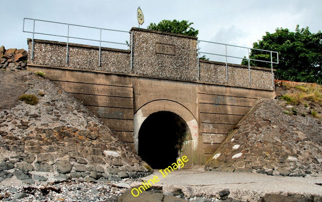 Photo 6x4 Railway bridge, Whitehead (1) Reinforced concrete bridge (built c2010