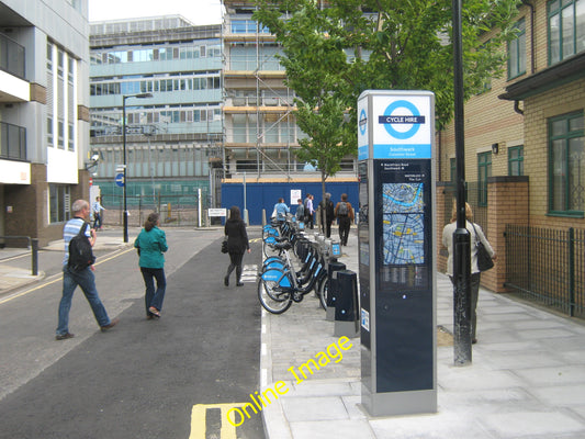 Photo 6x4 Barclays Bike Hire Docking Station on Colombo Street  London On c2010