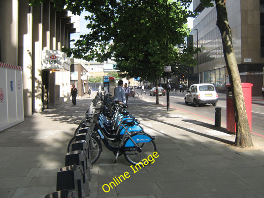 Photo 6x4 Barclays Bike Hire Docking Station on Stamford Street London On c2010