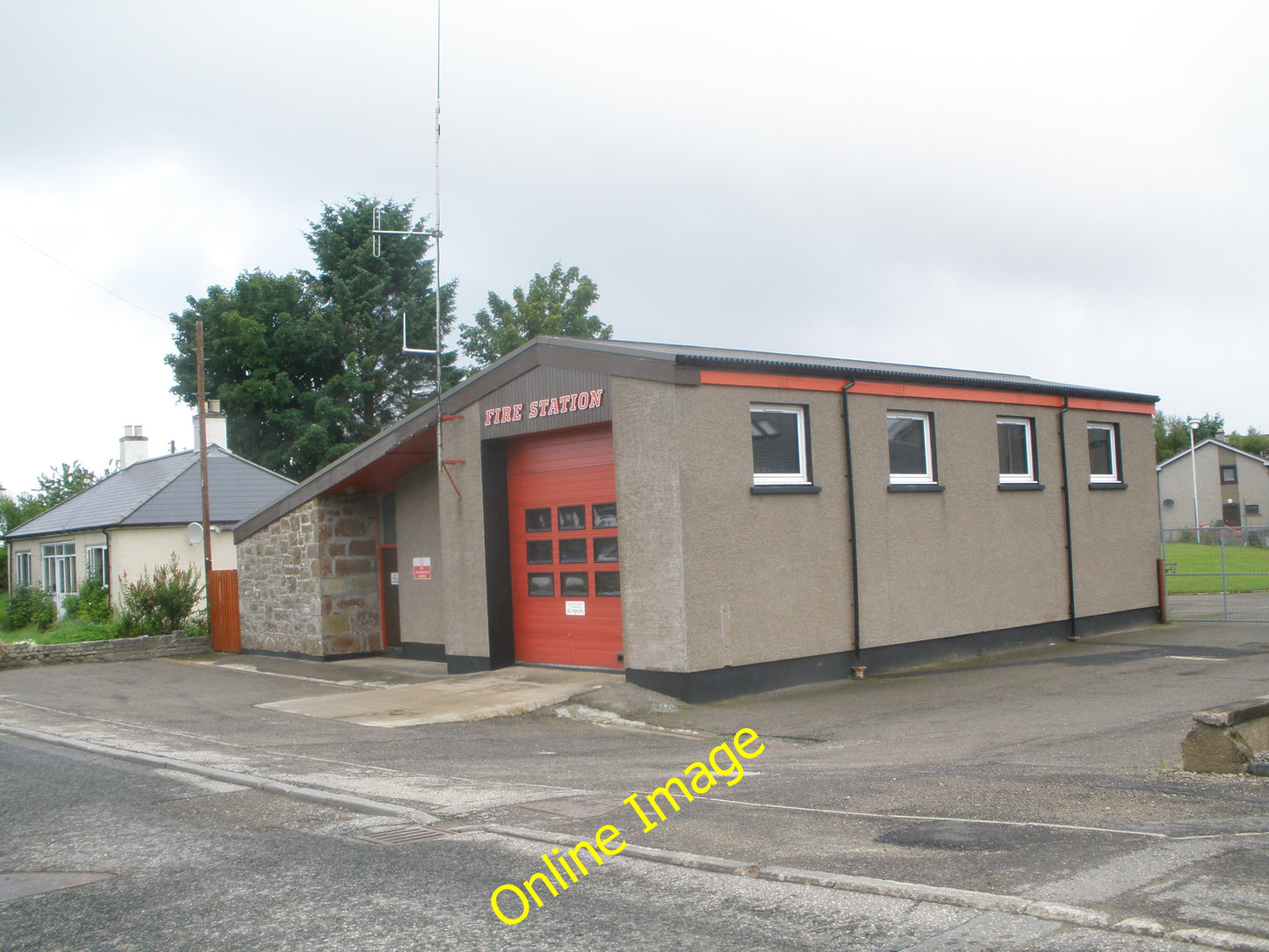 Photo 6x4 Retained Fire Station at Lairg Lairg \/ An Luirg  c2010