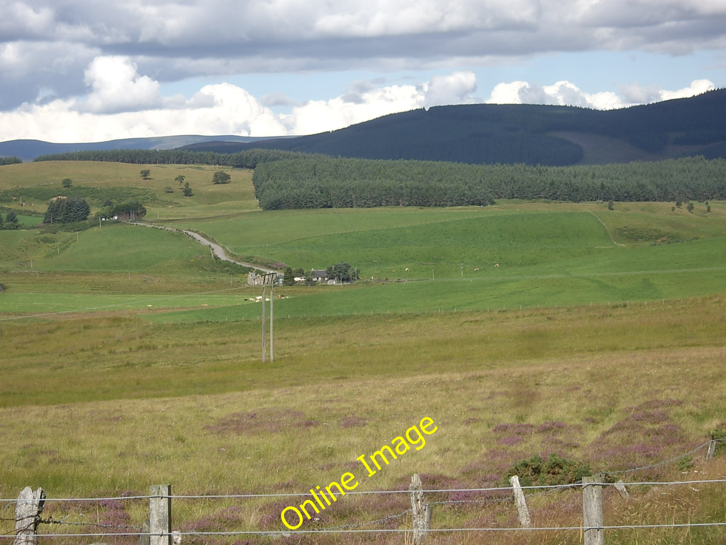 Photo 6x4 View towards Rippachie Towie\/NJ4312 From moorland edge. c2010