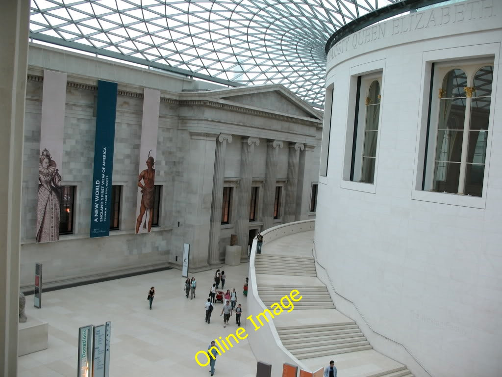 Photo 6x4 Inside the British Museum, WC2 London Inside the museum in the  c2007