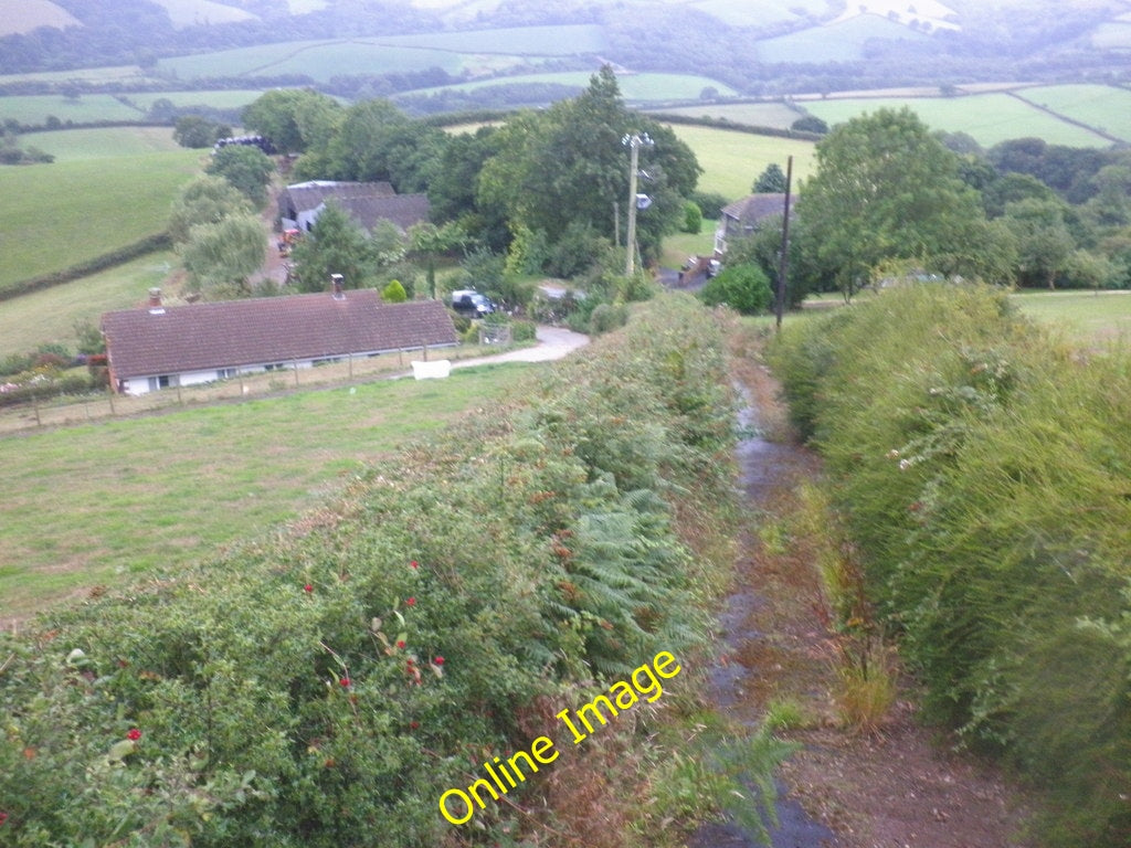 Photo 6x4 Abandoned track, above Gratton House Pathfinder Village The ori c2010
