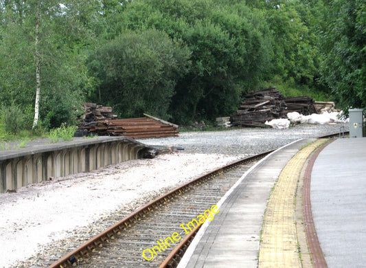 Photo 12x8 View east from Bere Alston station Tuckermarsh Looking east to  c2010