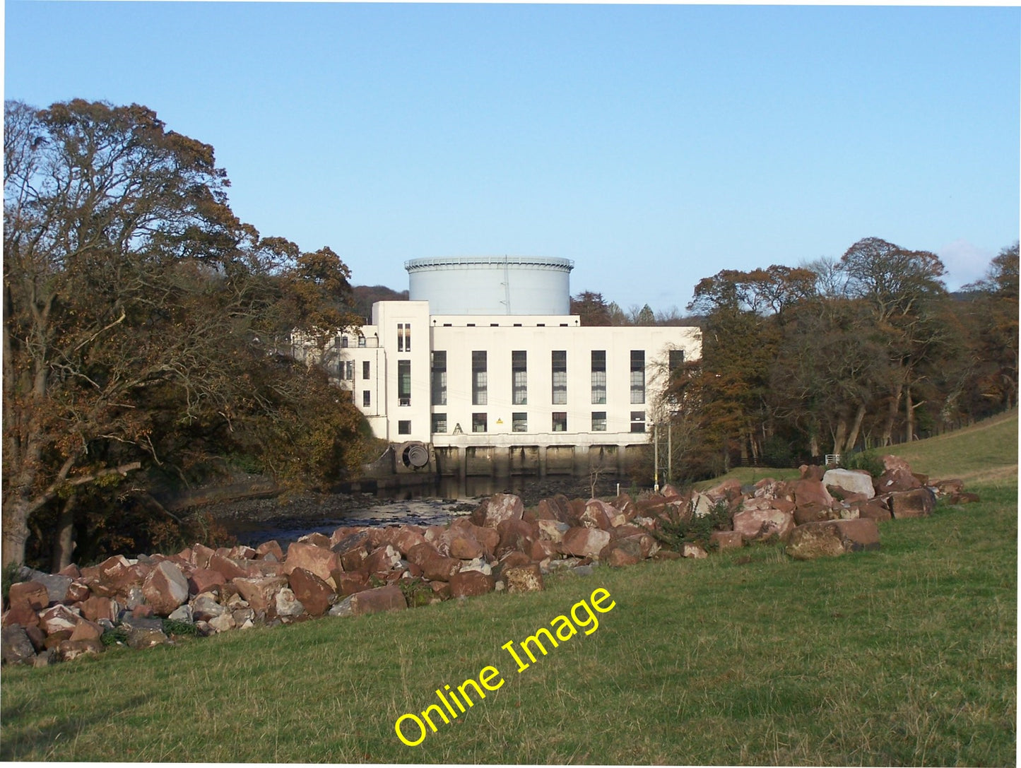 Photo 6x4 Tongland Power Station Looking upstream to the final of the ser c2007