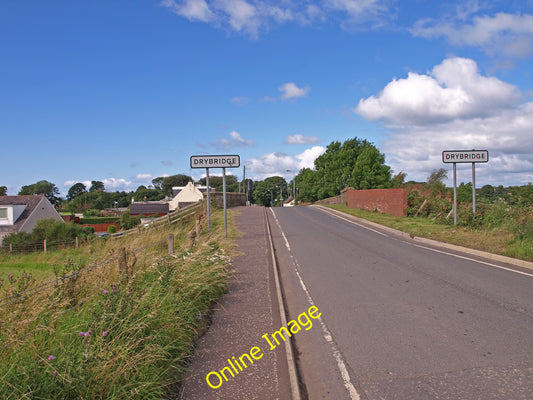 Photo 12x8 B730, Drybridge Drybridge\/NS3536 Approaching the railway bridg c2010