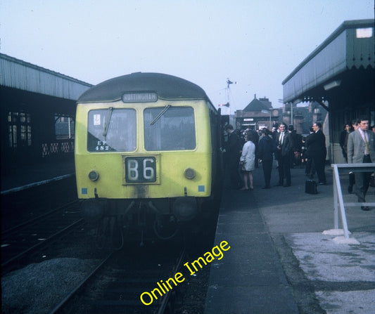 Photo 6x4 Train waiting at Nottingham (Arkwright Street) Station West Bri c1969