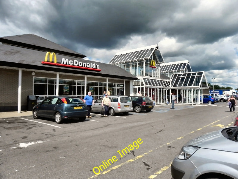 Photo 6x4 Cullompton Services, M5 The services just off the M5 at junctio c2010