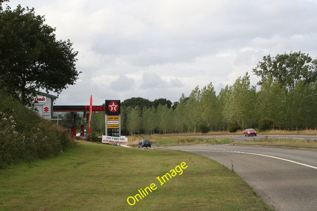 Photo 6x4 Texaco service station on the A376 Clyst St George  c2010