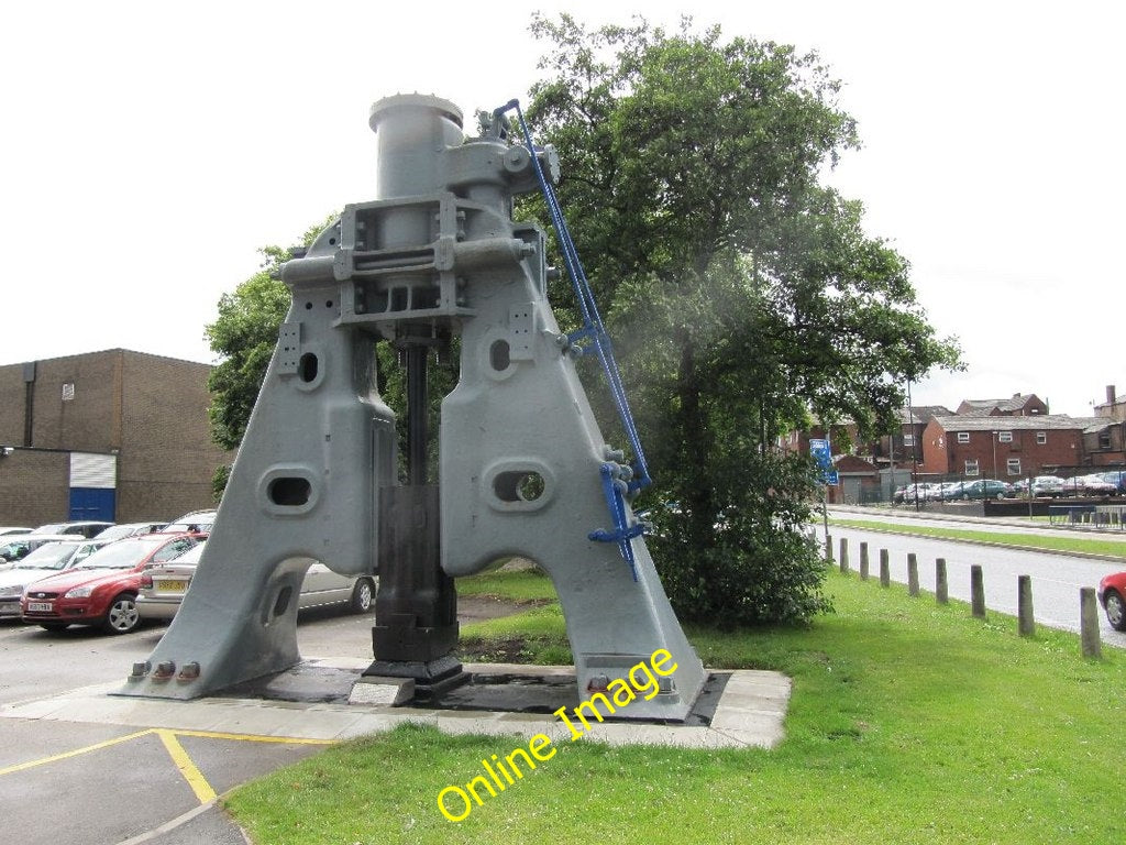 Photo 6x4 Hammer by the road Bolton\/SD7108 View of the huge steam hammer c2010