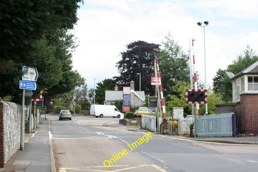 Photo 6x4 Level crossing at Topsham Station  c2010