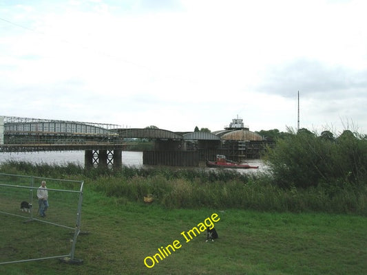 Photo 6x4 Railway swing bridge over the River Ouse Goole  c2010