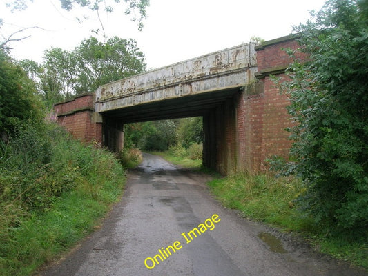 Photo 6x4 Railway bridge over Moorfields Lane Saltmarshe  c2010