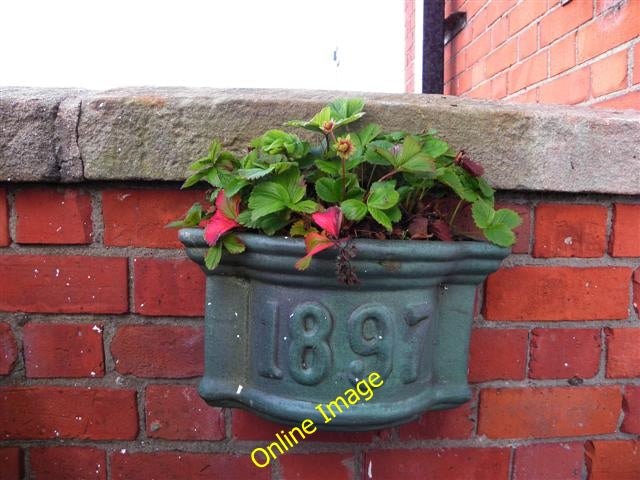 Photo 6x4 Flower pot, Magilligan Railway Station Aghanloo 1897 may be the c2010