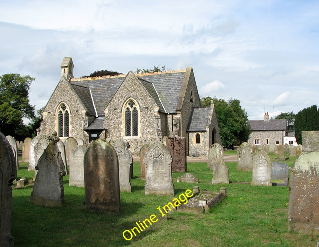 Photo 6x4 Cemetery chapel in London Road, Thetford Thetford\/TL8783 Cemet c2010