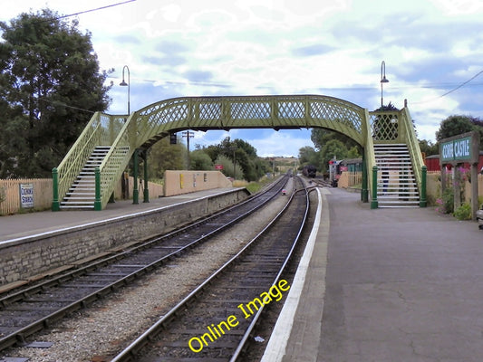 Photo 6x4 Footbridge at Corfe Castle Station  c2010