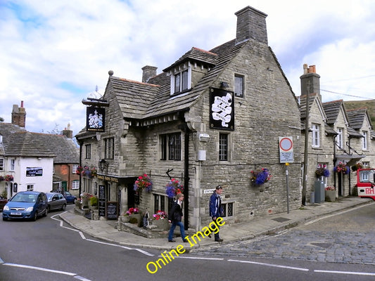 Photo 6x4 Bankes Arms, Corfe Castle At the corner of Station Road and Eas c2010