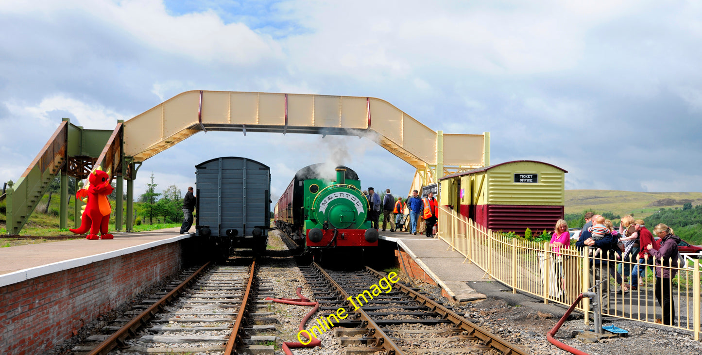 Photo 6x4 Pontypool & Blaenavon Railway Steam engine at Furnace sidings,  c2010