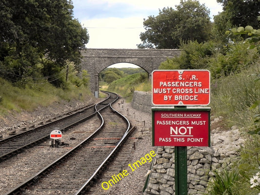 Photo 6x4 Swanage Railway, Bridge at Harman's Cross The bridge carrying H c2010