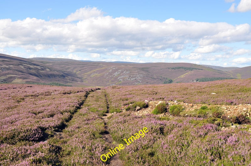 Photo 6x4 Hill track across Carn Dubh Corgarff  c2010