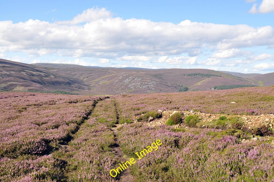 Photo 6x4 Hill track across Carn Dubh Corgarff  c2010