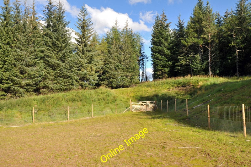 Photo 6x4 Levelled area beside the forest track near Culfork Roughpark  c2010