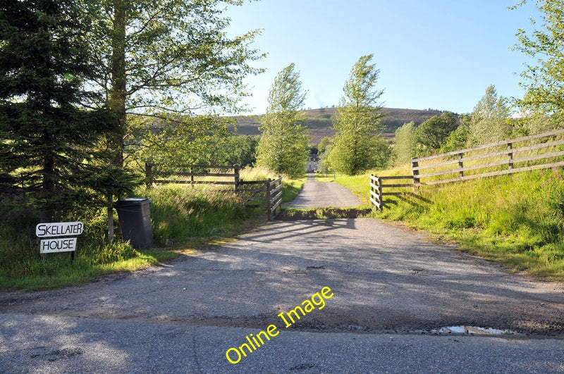 Photo 6x4 Driveway up to Skellater House Roughpark  c2010