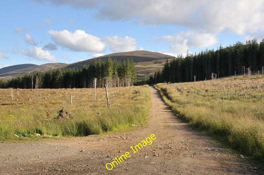 Photo 6x4 Route of the old military road near Corgarff  c2010