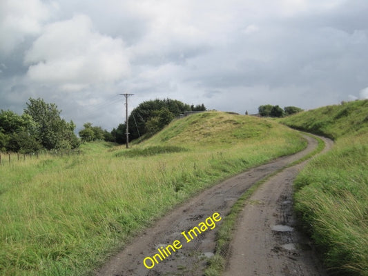 Photo 6x4 Track leading to Rowantree Hill Hallbankgate Disused railway li c2010