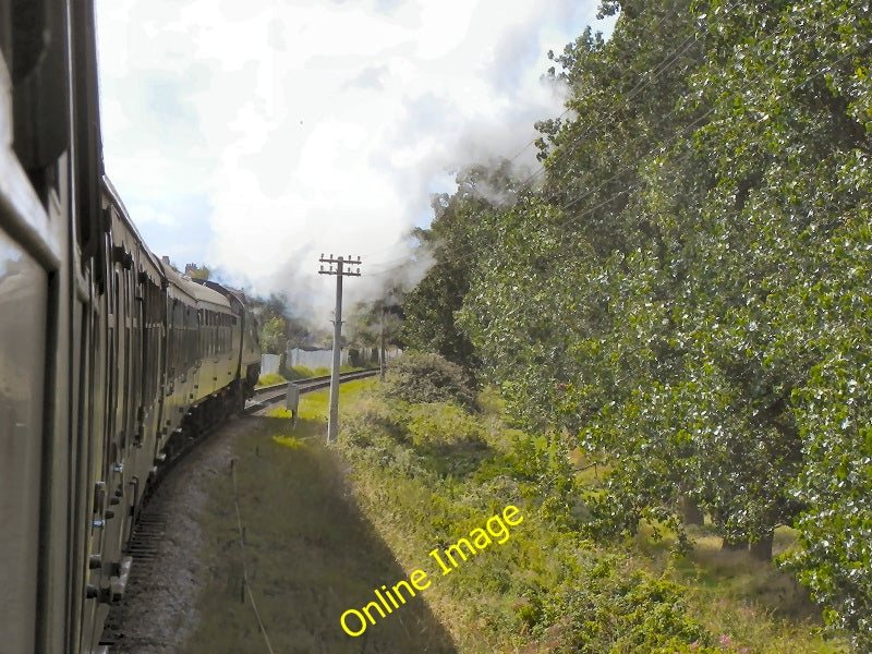 Photo 6x4 Swanage Railway Leaving Swanage, passing King George&#039;s Fie c2010