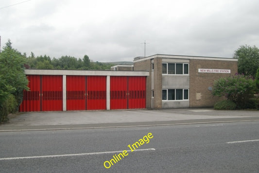 Photo 6x4 New Mills fire station New Mills\/SJ9985 New Mills fire station c2010