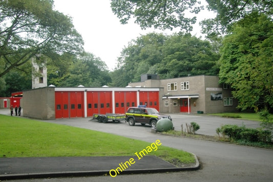 Photo 6x4 Glossop fire station Glossop fire station, Whitfield Park, Glos c2010