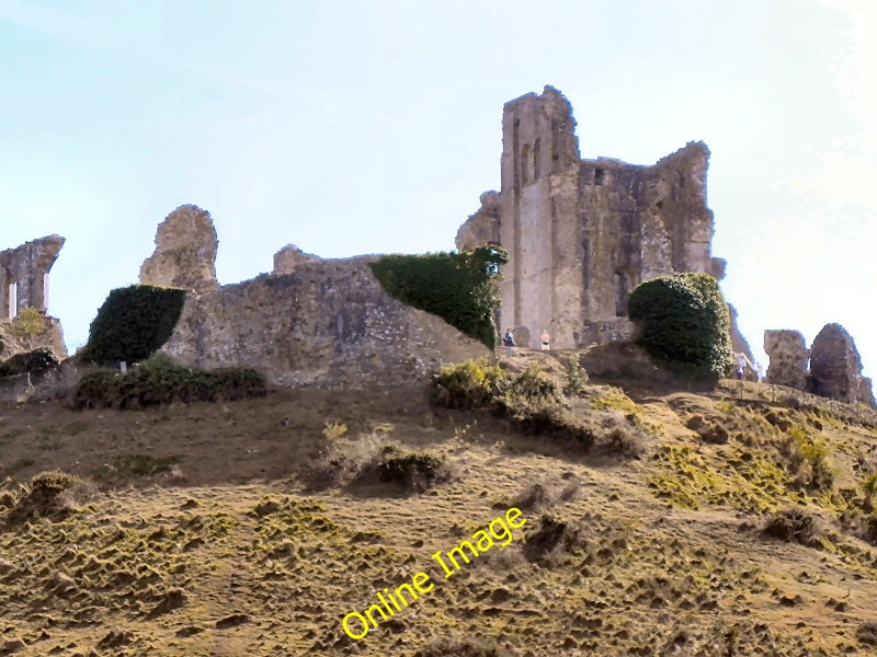 Photo 6x4 Corfe Castle From Swanage Railway c2010