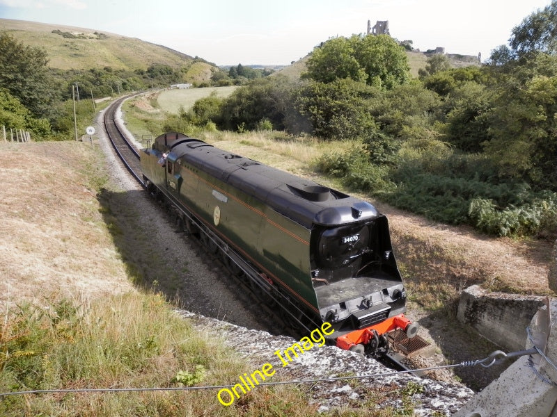 Photo 6x4 Swanage Railway Corfe Castle Outside Norden Station. c2010