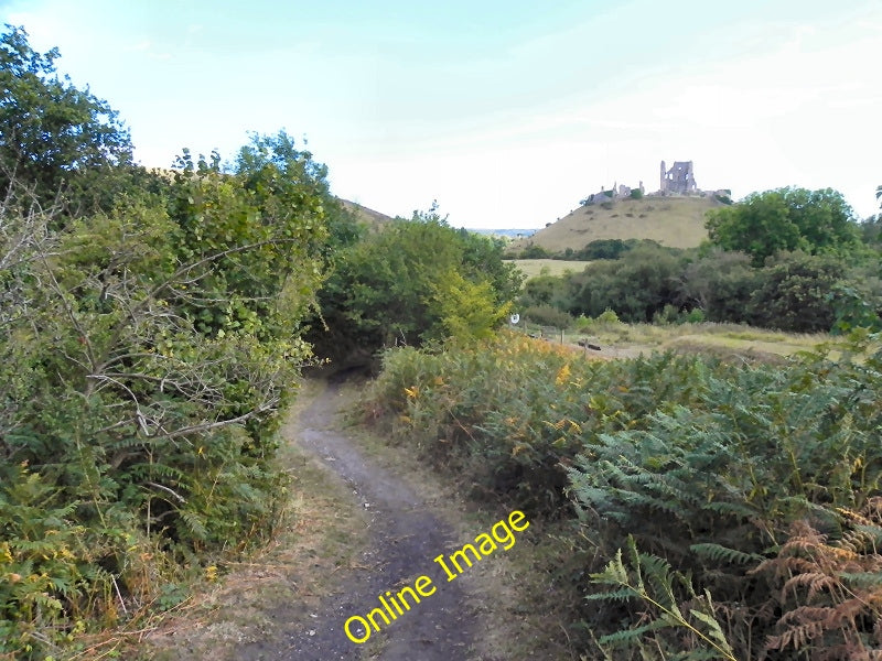 Photo 6x4 Path To Corfe Castle The path from Norden station to Corfe Cast c2010