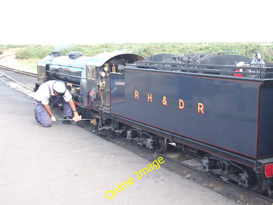 Photo 6x4 Checking the train, Dungeness  c2010