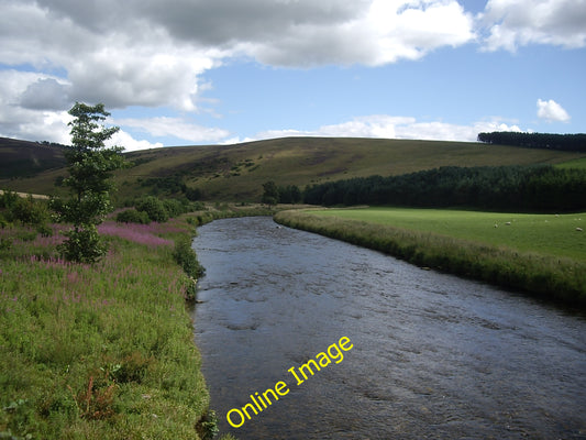 Photo 6x4 Downstream River Don Heugh-head\/NJ3811 From Buchaam Bridge. c2010